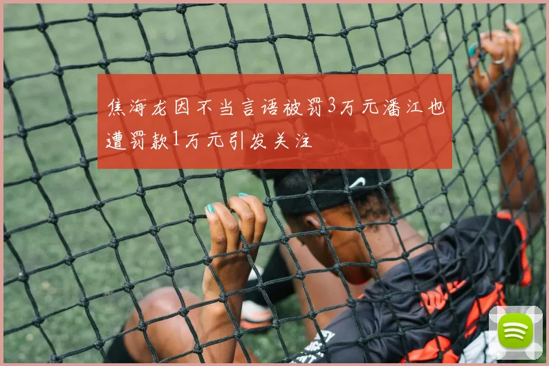 焦海龙因不当言语被罚3万元潘江也遭罚款1万元引发关注